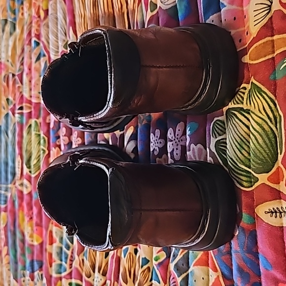 Cutest Rieker Brown Leather Shoe Boots size 37/US 6 - Picture 3 of 6